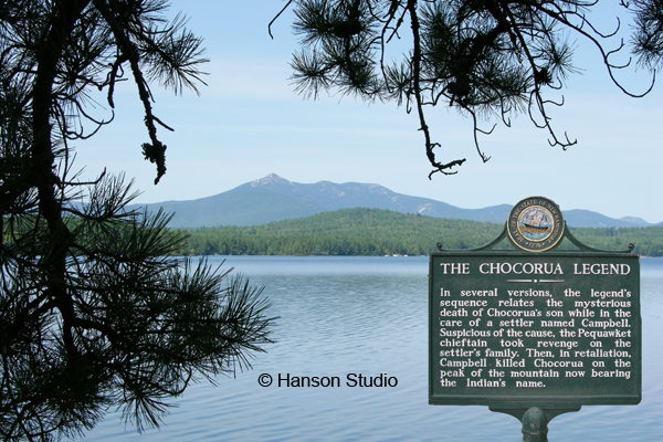Mt. Chocorua, NH - with Legend 
